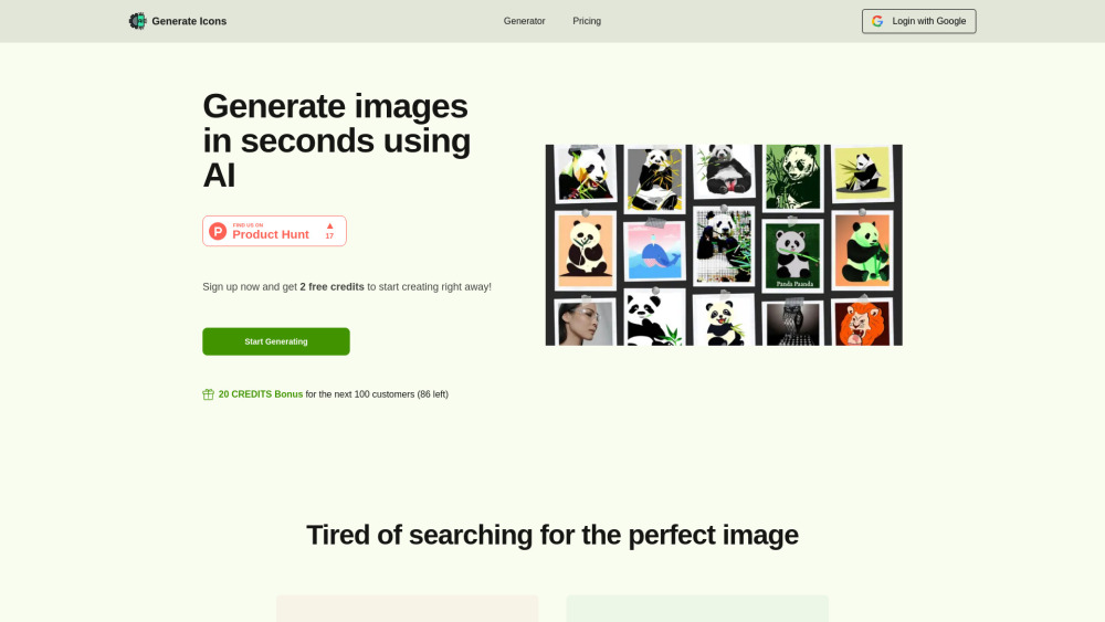 Generate Icons : AI-Powered Icon Creation, Customization, Pricing & Alternatives
