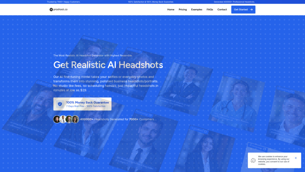 Proshoot.co : AI-Powered Headshots, Fast Edits, Diverse Templates, Top Reviews