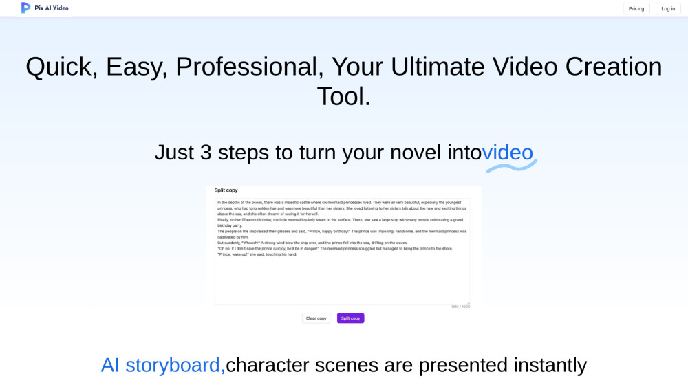 PixAIVideo : AI Video Creation, Use Cases, Pricing, Reviews, Features
