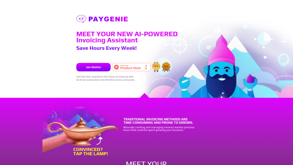 PayGenie AI Invoicing : AI-Powered Invoice Creation, Sending, Tracking