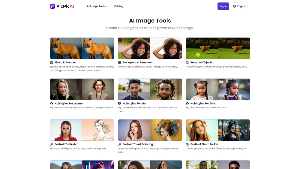 PicPicAI : AI Image Solution, Pricing, Reviews, Features, Alternatives