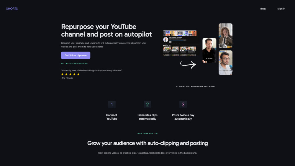 UseShorts : YouTube to Shorts, Use Cases, Pricing, Reviews
