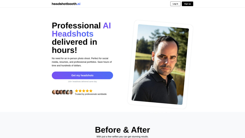 HeadshotBooth: AI Headshots, Customization, Fast Delivery