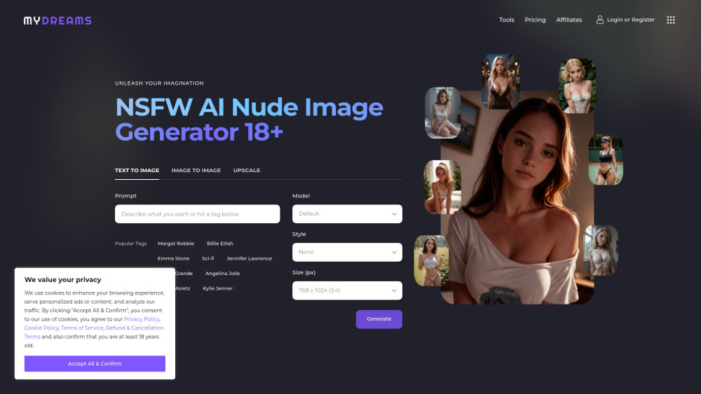 My Dreams Studio : NSFW AI, Custom Use Cases, Pricing, Features