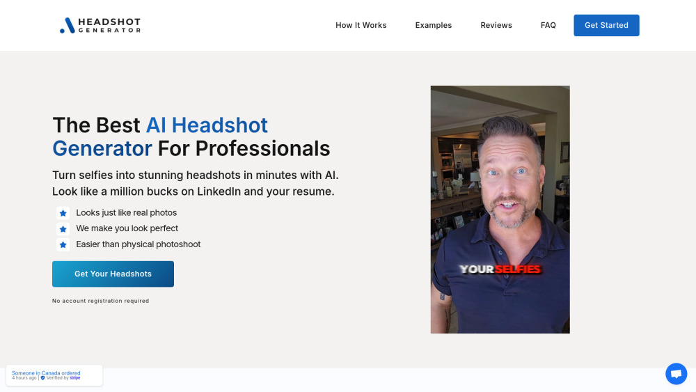 AI Headshot Generator : Transform Selfies, Affordable, Top-Rated, Advanced Features