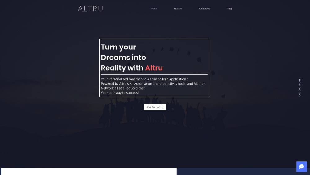 Altru AI : Personalized College Admission Guide with Reviews