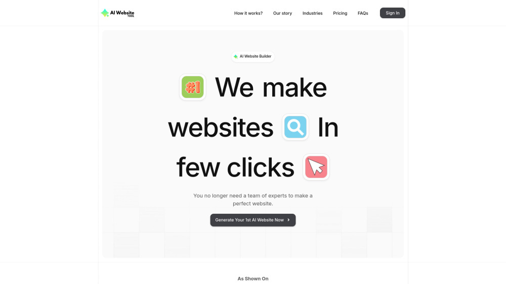 AI Website Tool : Use Cases, Pricing, Reviews, Core Features