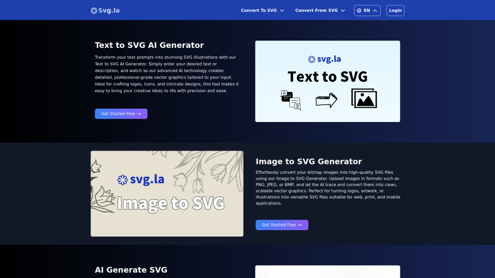 Svg.la : AI-Powered SVG Conversion, Use Cases, Pricing & More
