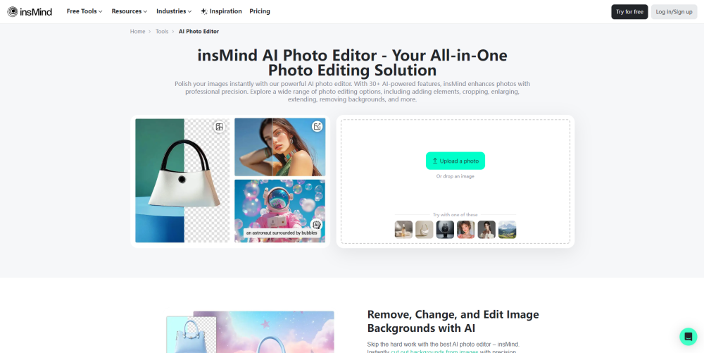 AI Photo Editor by insMind: AI Generator, Face Swap, Enhance & Expand AI Photo Editor by insMind: AI Generator, Face Swap, Enhance & Expand