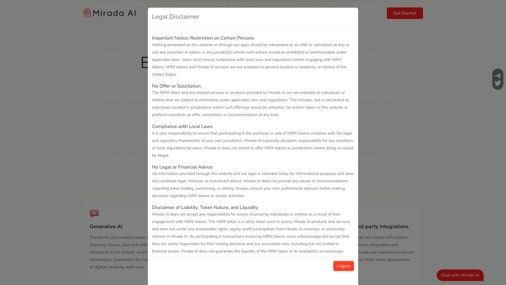 Mirada AI : Decentralized Platform, Use Cases, Pricing, Reviews