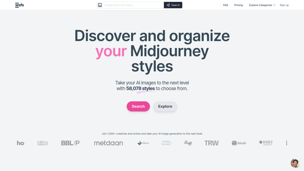 Srefs.co : AI Art Tool for Midjourney Styles & Creator Efficiency