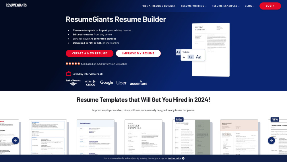ResumeGiants : Professional Resume Maker, Smart Suggestions, Instant Downloads ResumeGiants : Professional Resume Maker, Smart Suggestions, Instant Downloads