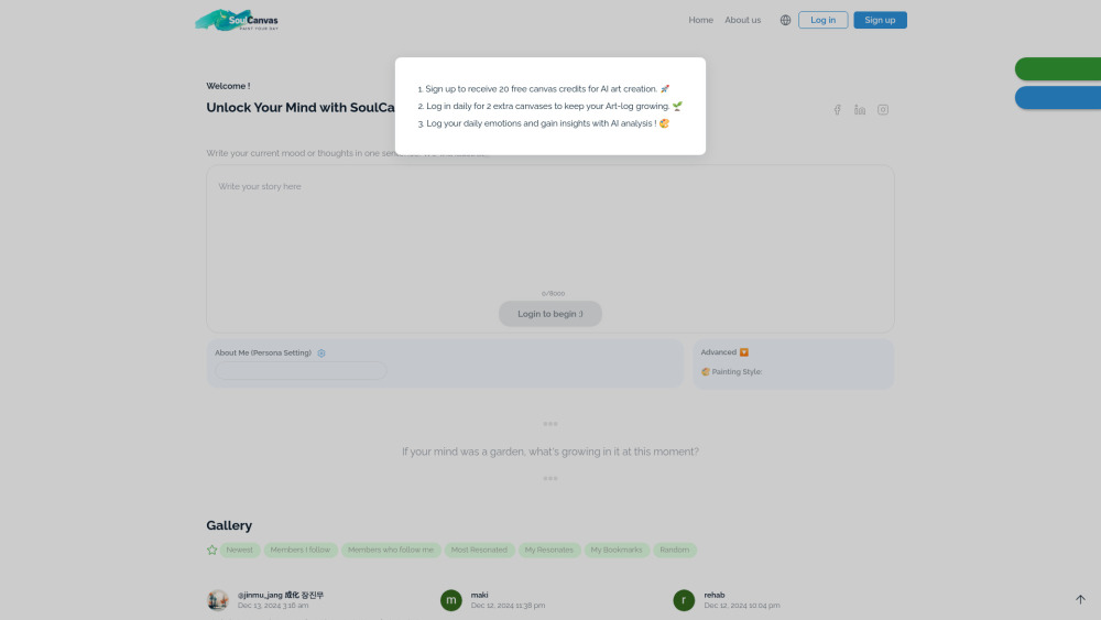 SoulCanvas : AI Wellness, Pricing, Reviews, Features, Alternatives SoulCanvas : AI Wellness, Pricing, Reviews, Features, Alternatives