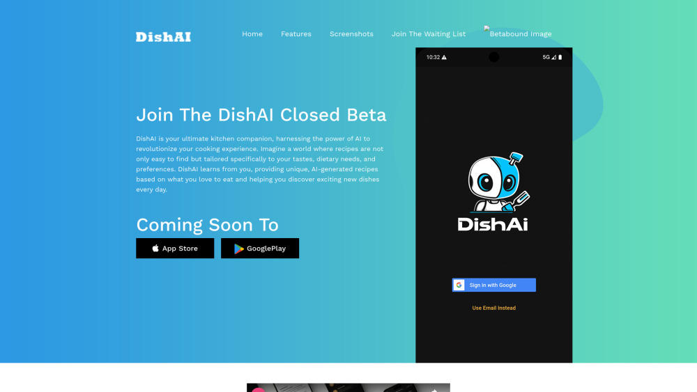 DishAI: AI-Powered Recipes, Use Cases, Pricing & Features