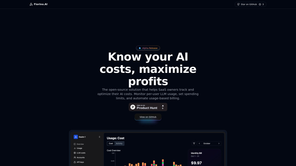 Fiorino.AI : AI Cost Management, Use Cases, Pricing, Reviews