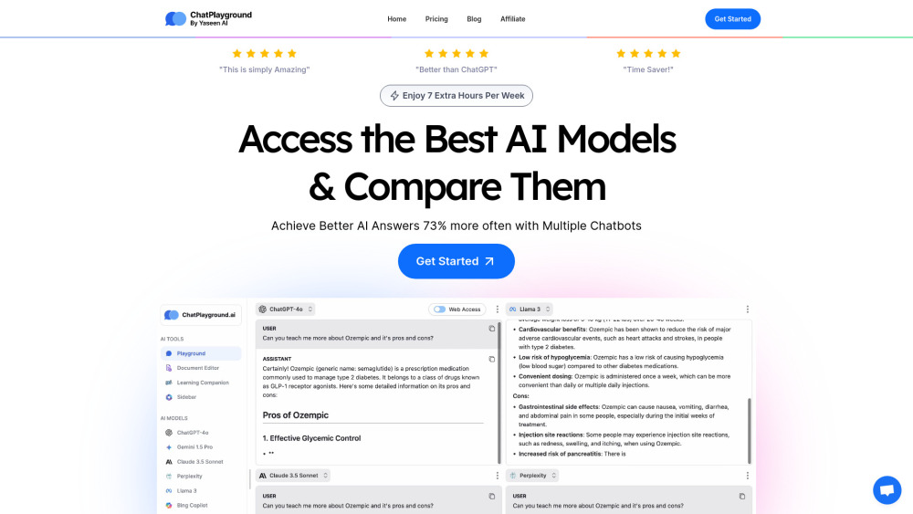 ChatPlayground AI : Use Cases, Pricing, Reviews, Features