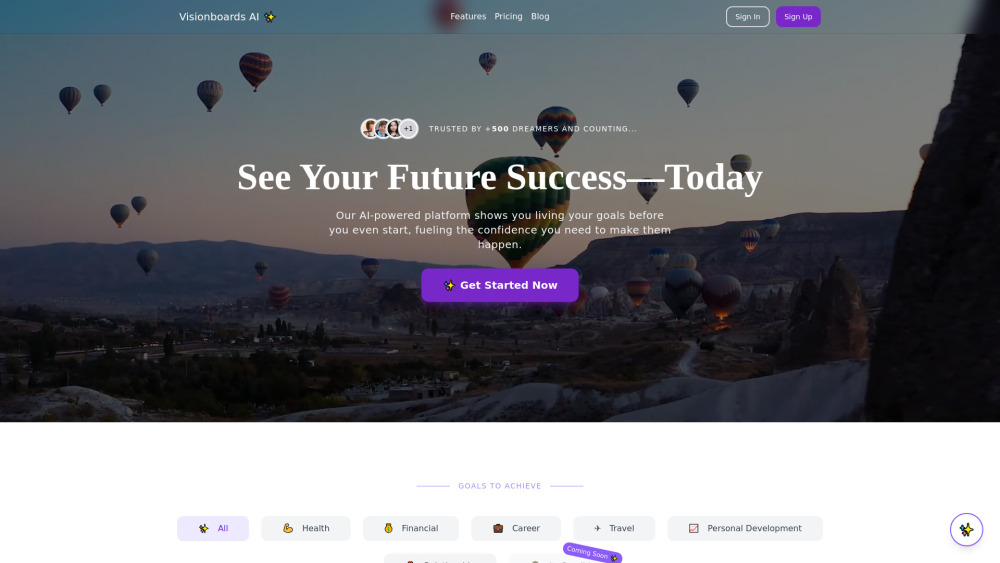 Visionboards AI: AI-Powered Vision Boards, Use Cases, Pricing, Reviews