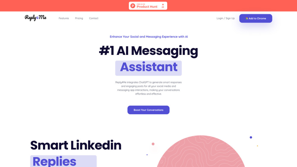 Reply4Me : AI Messaging Assistant for Smart Responses & Posts Reply4Me : AI Messaging Assistant for Smart Responses & Posts
