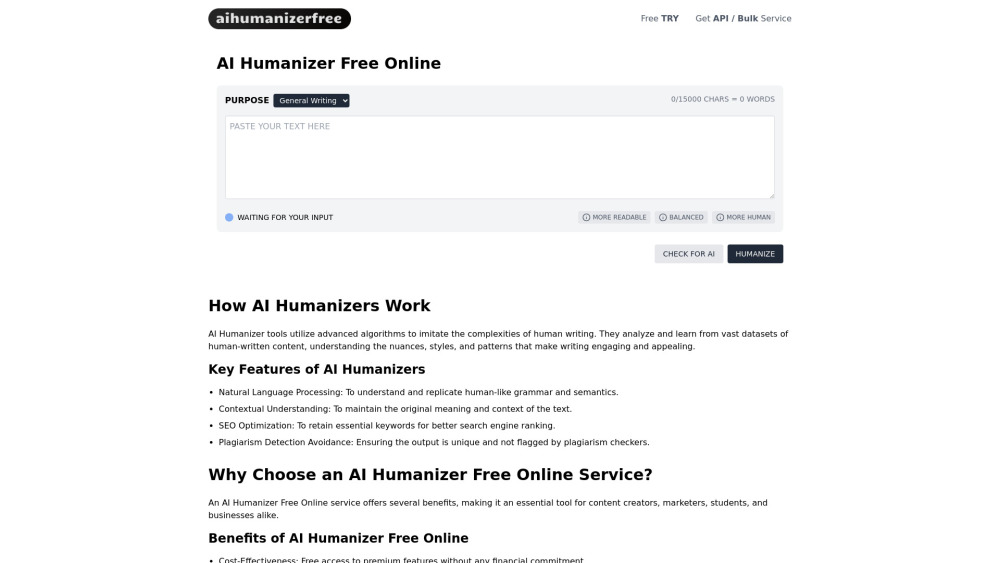 AI Humanizer Free Online: Transform AI Text, Reviews, Features