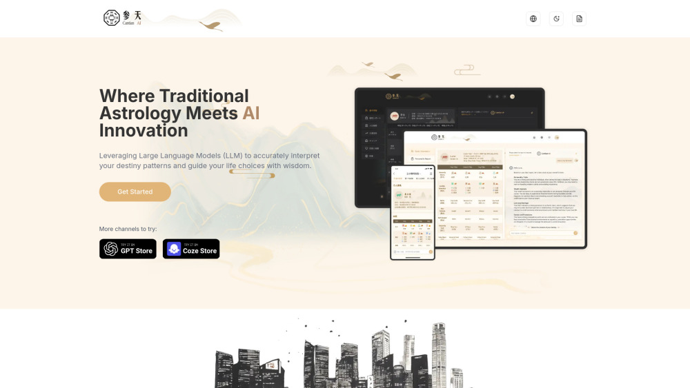 Cantian AI : AI-Powered BaZi Readings & Chinese Astrology Guide