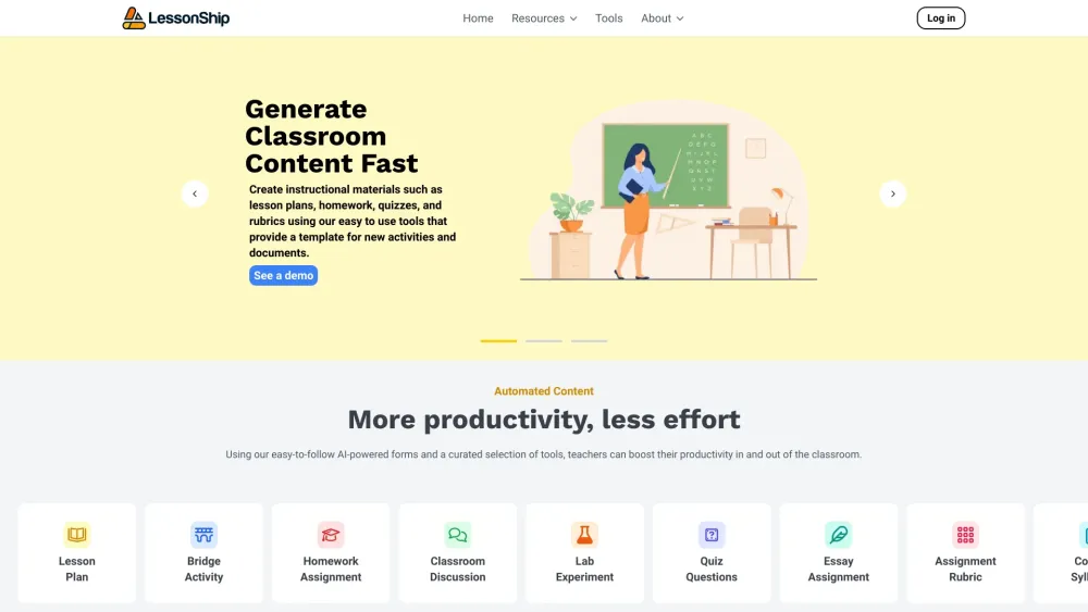 LessonShip : AI-Powered LMS for Instructional Materials LessonShip : AI-Powered LMS for Instructional Materials