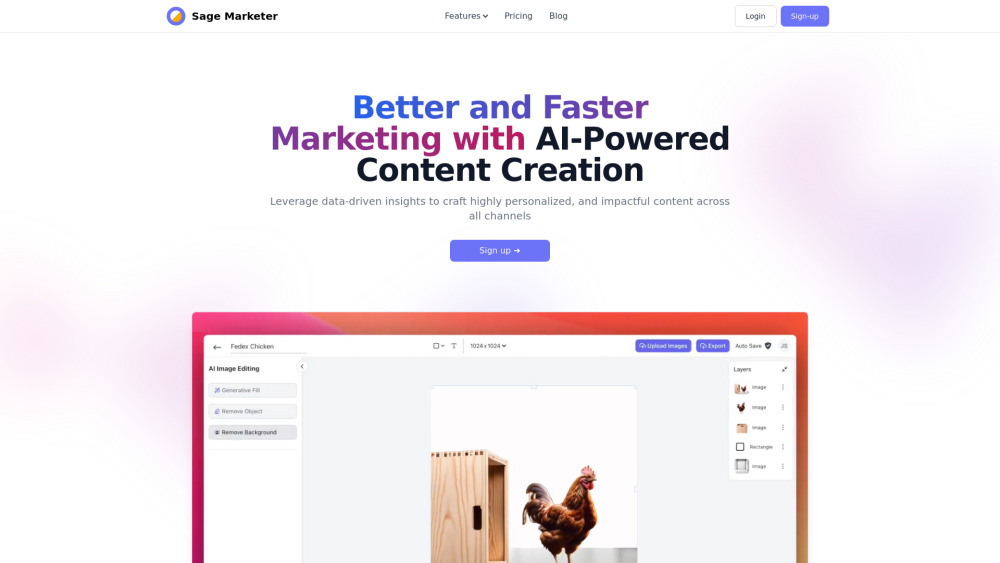 Sage Marketer: AI Content Platform with Data-Driven Use Cases, Pricing, Reviews & Features