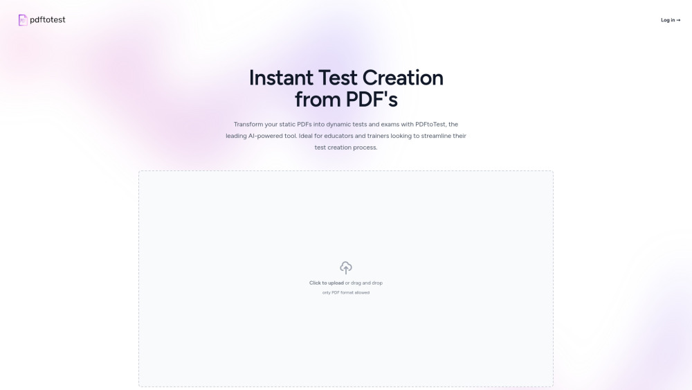 PDFtoTest: AI-Powered Test Creation, Pricing, Reviews, Features, Alternatives PDFtoTest: AI-Powered Test Creation, Pricing, Reviews, Features, Alternatives