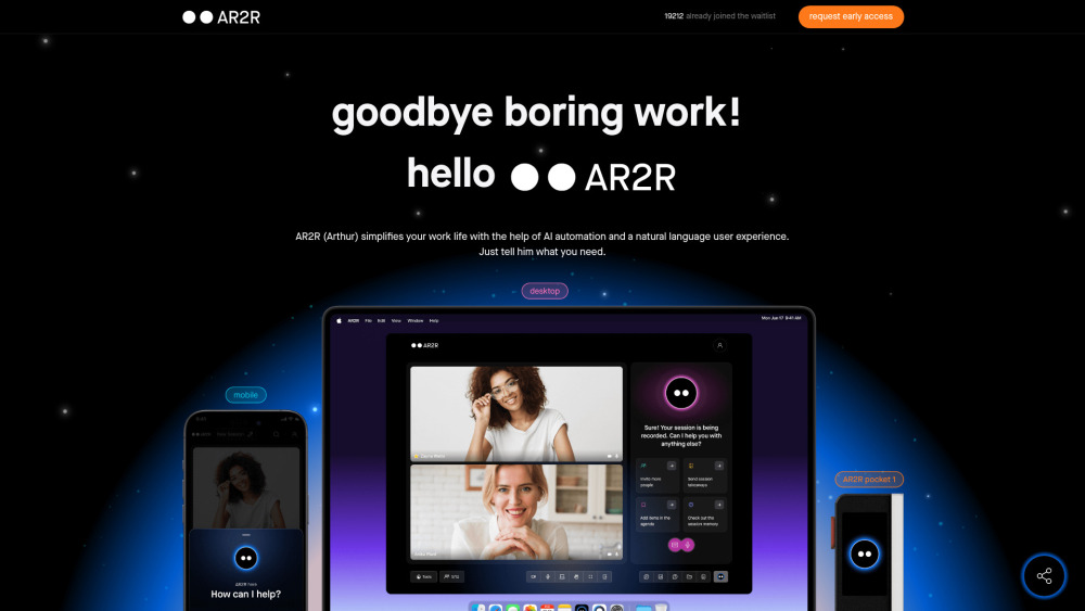 AR2R: AI Sidekick for Entrepreneurs – Use Cases, Pricing, Reviews, Features, Alternatives AR2R: AI Sidekick for Entrepreneurs – Use Cases, Pricing, Reviews, Features, Alternatives