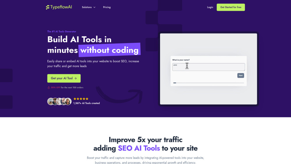 TypeflowAI : Next-gen AI Form Builder with GPT Tech, Use Cases & Pricing