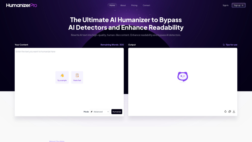 HumanizerPro: AI Text to Natural Content, Use Cases, Pricing, Reviews, Features, Alternatives HumanizerPro: AI Text to Natural Content, Use Cases, Pricing, Reviews, Features, Alternatives