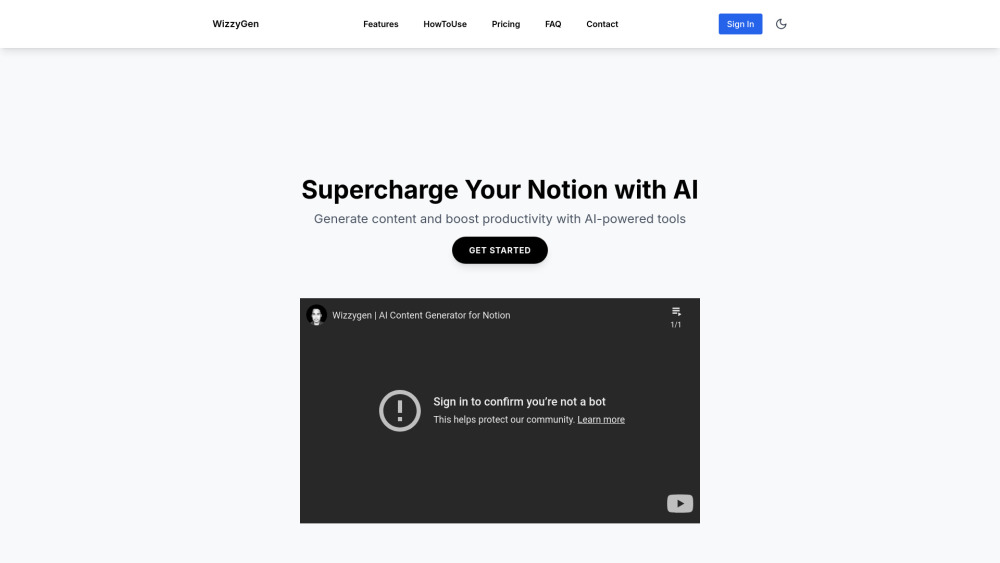 WizzyGen : AI Content Generator for Notion with Use Cases & Pricing