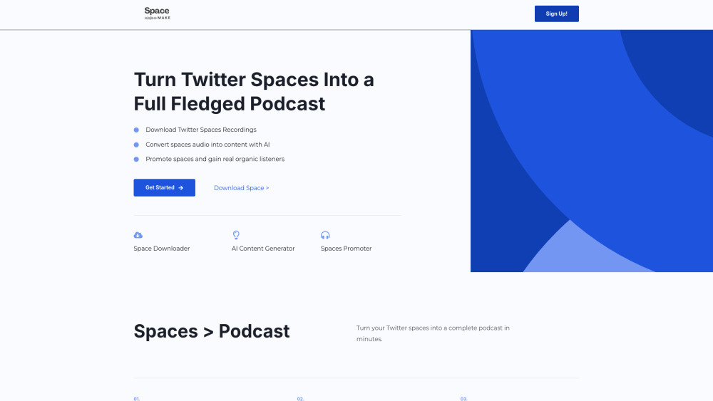 Space Make: Transform Twitter Spaces into Polished Content with AI Space Make: Transform Twitter Spaces into Polished Content with AI