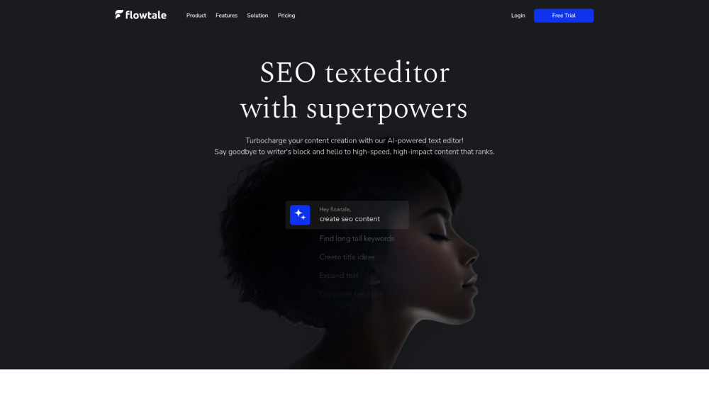 Flowtale : AI Text Editor for Writing Efficiency & SEO Insights
