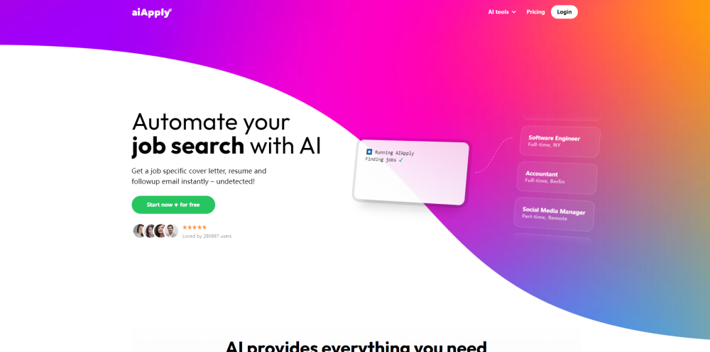 AIApply : AI Resume Builder, Cover Letter Generator & Job Search Tools AIApply : AI Resume Builder, Cover Letter Generator & Job Search Tools