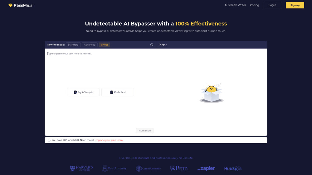 PassMe.ai : Undetectable AI Writing, Use Cases, Pricing, Reviews