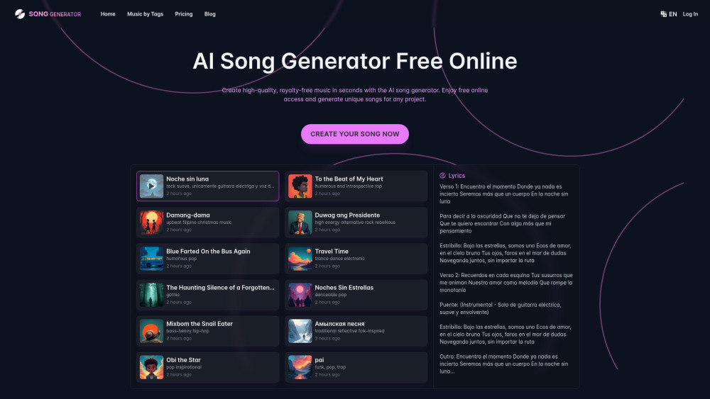 SongGenerator.io : AI Music Creation, Text to Song, Instant Results SongGenerator.io : AI Music Creation, Text to Song, Instant Results