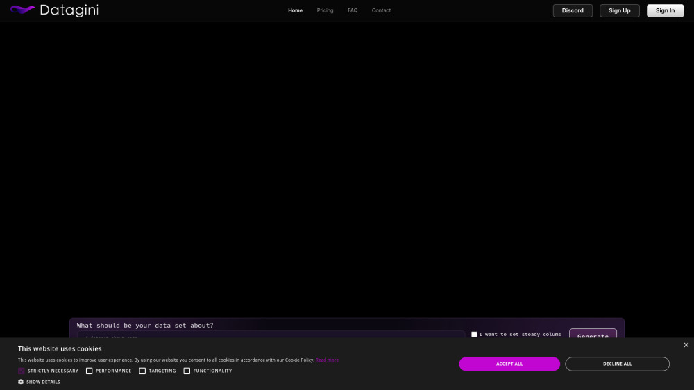 Datagini : Realistic Data, Use Cases, Pricing, Reviews, Features