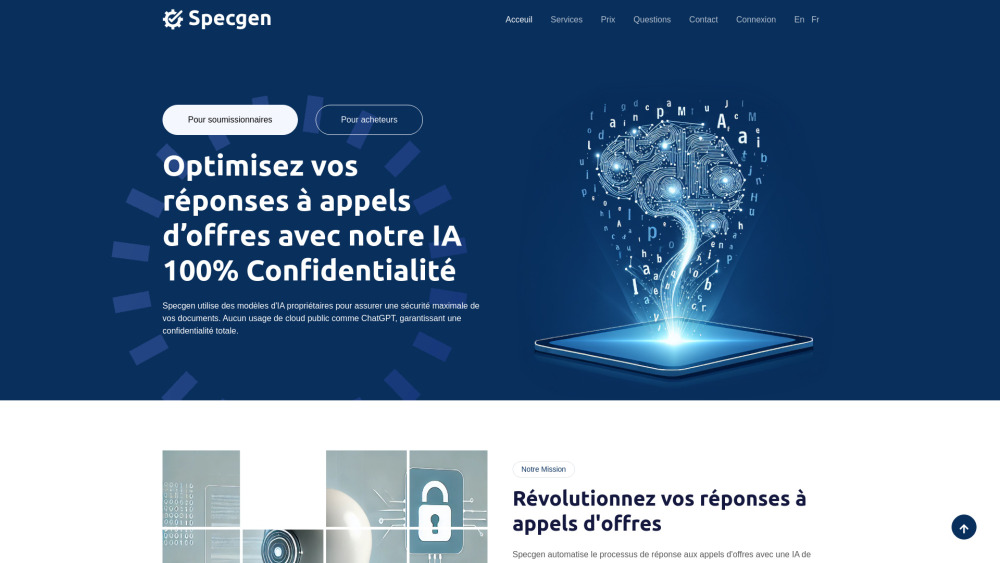 Specgen.ai : Automate Tender Responses, Secure & Efficient AI