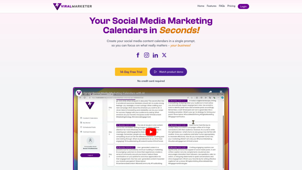 ViralMarketer : AI Content, Use Cases, Pricing, Reviews, Features