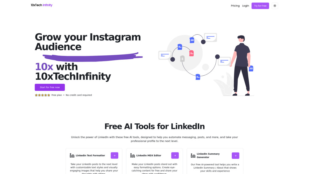 10x Tech Infinity: AI Tools, Pricing, Reviews, Alternatives 10x Tech Infinity: AI Tools, Pricing, Reviews, Alternatives