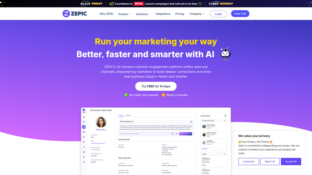 ZEPIC: AI Marketing Platform for Personalized Campaigns ZEPIC: AI Marketing Platform for Personalized Campaigns