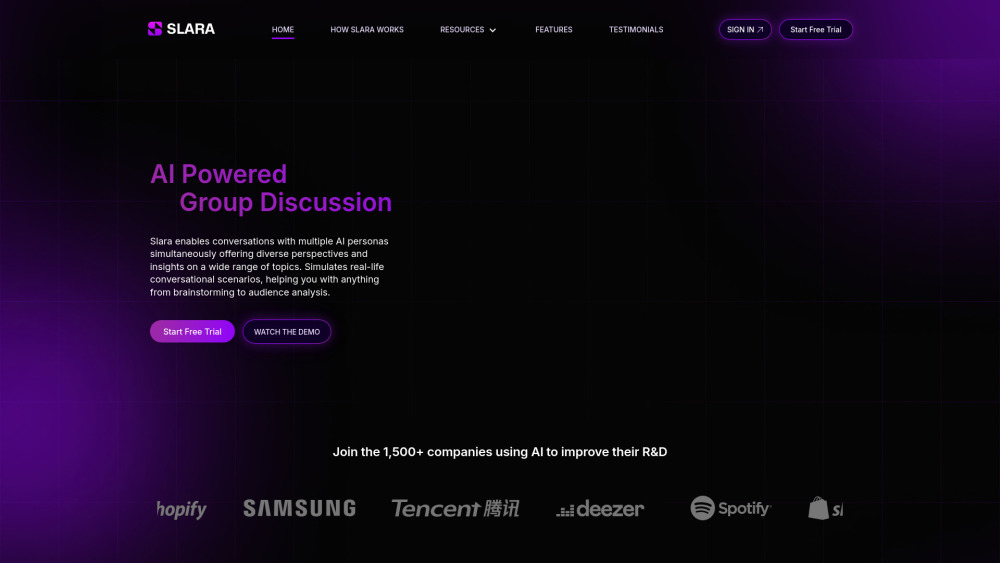 Slara.ai : Interactive AI Personas, Use Cases, Pricing, Reviews Slara.ai : Interactive AI Personas, Use Cases, Pricing, Reviews