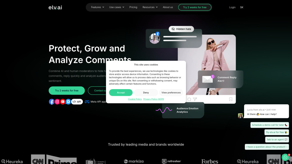 elv.ai: AI & Human Comment Moderation for Social Media