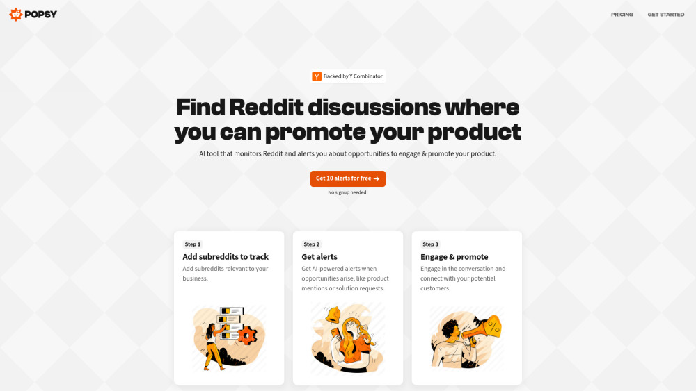 Popsy : AI-Powered Reddit Monitoring for Marketing Insights Popsy : AI-Powered Reddit Monitoring for Marketing Insights