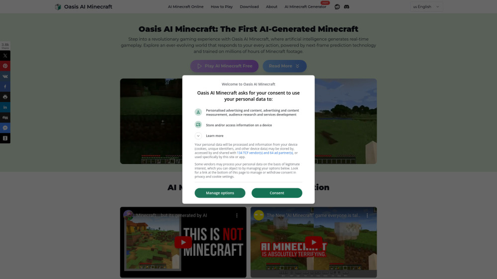 Oasis AI Minecraft: Real-Time Gameplay, AI Worlds, Features Oasis AI Minecraft: Real-Time Gameplay, AI Worlds, Features