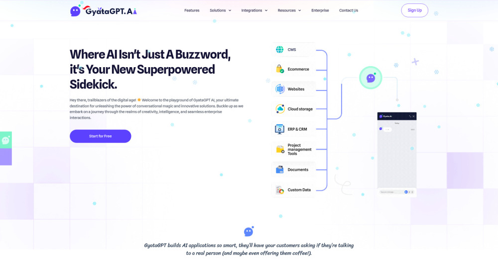 GyataGPT.ai : Custom AI Apps, Data Privacy, Pricing & Features