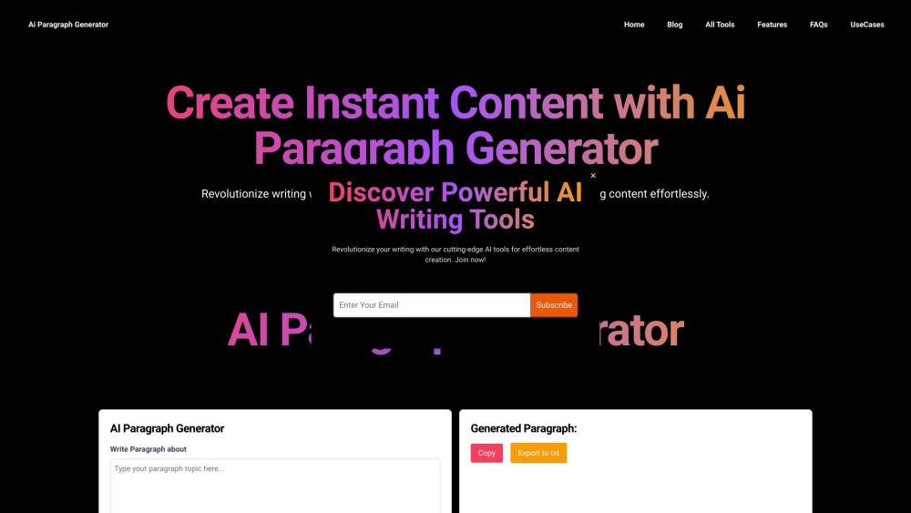 Ai Paragraph Generator : Use Cases, Pricing, Reviews, Features Ai Paragraph Generator : Use Cases, Pricing, Reviews, Features