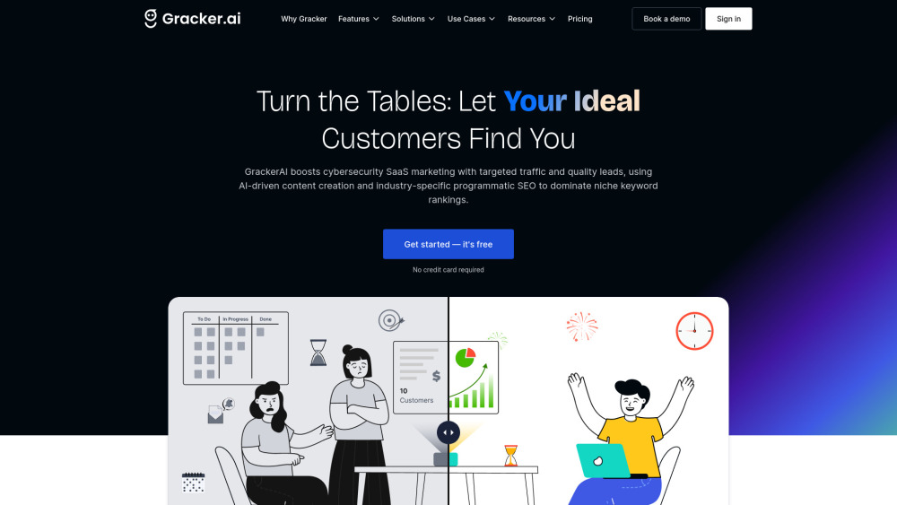 GrackerAI : Cybersecurity AI Content, Pricing, Reviews, Features GrackerAI : Cybersecurity AI Content, Pricing, Reviews, Features