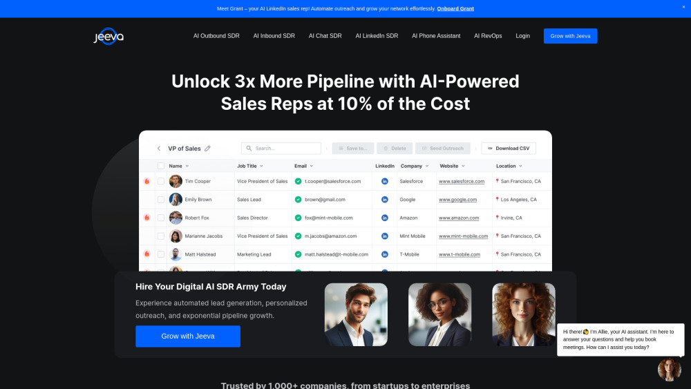 Jeeva : AI Sales Automation, Use Cases, Pricing, Reviews, Features