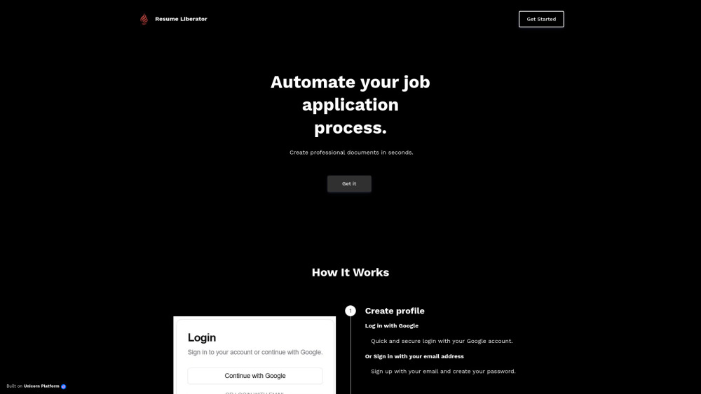 Resume Liberator : AI Resume & Cover Letter Builder